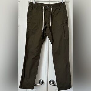 VUORI V412 Men's Pants Ripstop Climber Pants Green Size Large